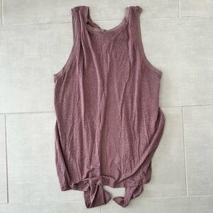 Lululemon Open Back Tie Tank